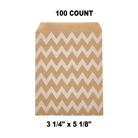 Compact White Paper Merchandise Bags 3 1/4" x 5 1/8"