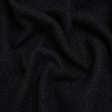 Wool Blend Boucle Tweed - Black - Deadstock