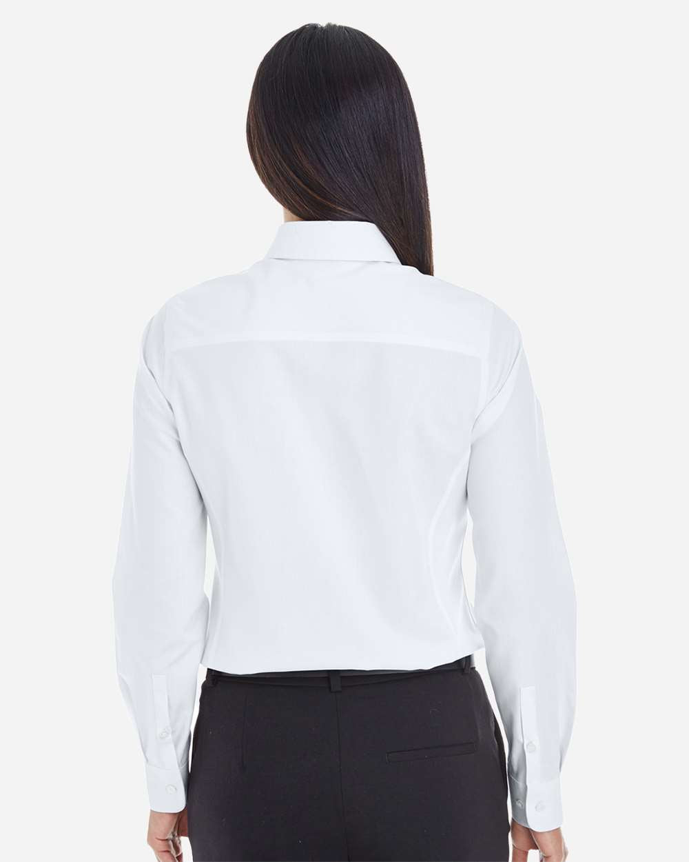 Devon & Jones® Women’s Classic Dobby Dress Shirt Tailored Fit Non-Iron Office & Formal Style