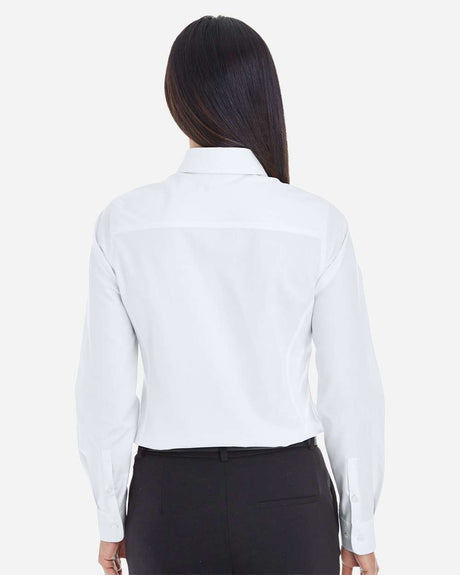 Devon & Jones® Women’s Classic Dobby Dress Shirt Tailored Fit Non-Iron Office & Formal Style