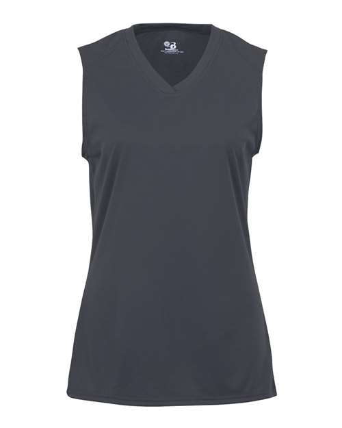 Badger Girls' B-Core Sleeveless Performance T-Shirt