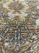 Hamaden Chenille Upholstery Fabric - Alabaster Gold, Heavyweight, 56" Width (1 Yard)