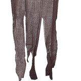 Hanging Scarecrow Light Up Head Halloween Decoration 72 x 55 x 8"