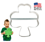 Extra Large Shamrock with Brace Cookie Cutter 9.5 in BR1767