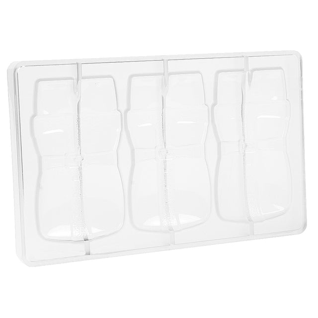 Greyas Polycarbonate Chocolate Mold, Santa Bar by Luis Amado, 3 Cavities