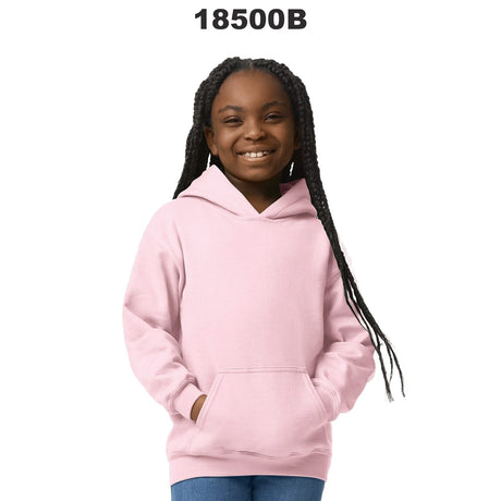 Gildan® Heavy Blend Youth Long Sleeve Hooded Sweatshirt