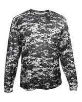 Youth Digital Camo Long Sleeve Performance T-Shirt