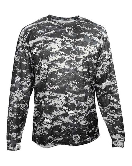 Youth Digital Camo Long Sleeve Performance T-Shirt