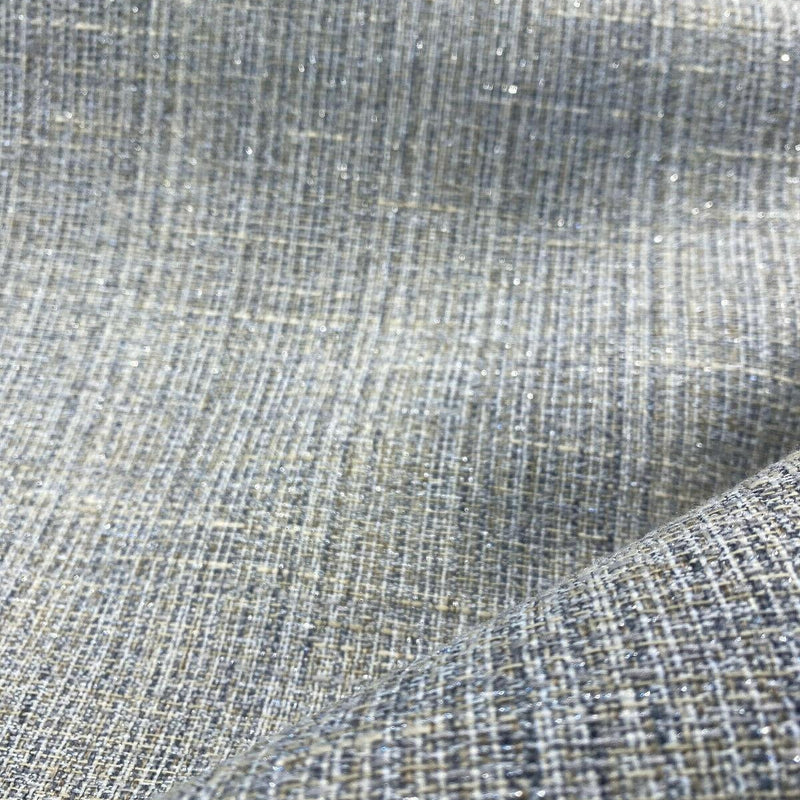 Swavelle All That Glam Polyester Upholstery Fabric - Gray Beige Sparkle Bits, 58" Width (1 Yard)