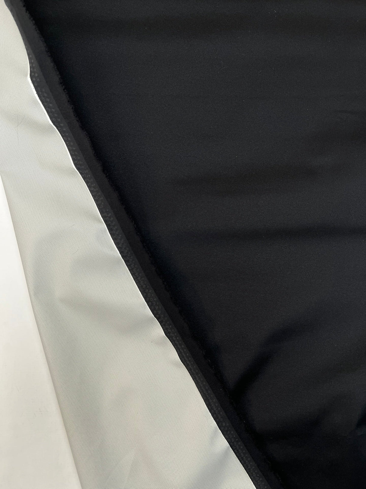 Black Polyamide Jacket Fabric