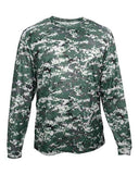 Youth Digital Camo Long Sleeve Performance T-Shirt