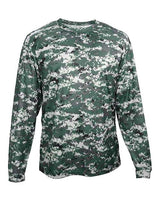 Youth Digital Camo Long Sleeve Performance T-Shirt