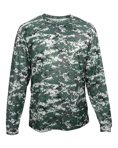 Youth Digital Camo Long Sleeve Performance T-Shirt