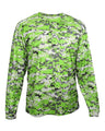 Youth Digital Camo Long Sleeve Performance T-Shirt