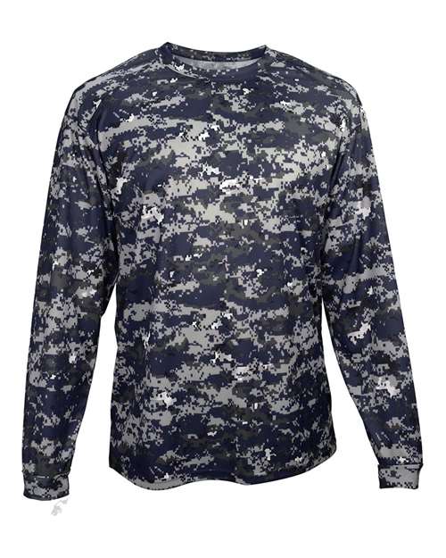Youth Digital Camo Long Sleeve Performance T-Shirt