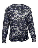 Youth Digital Camo Long Sleeve Performance T-Shirt