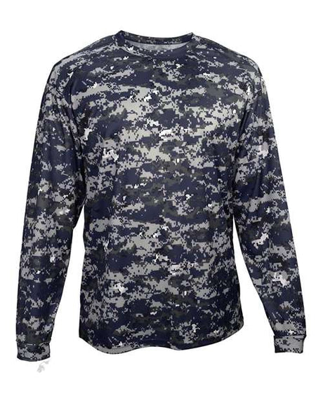 Youth Digital Camo Long Sleeve Performance T-Shirt