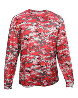 Youth Digital Camo Long Sleeve Performance T-Shirt