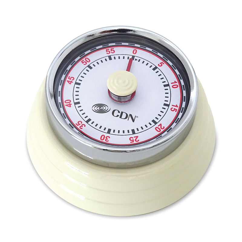 CDN MT4 White Compact Mechanical Timer