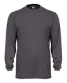 Badger Men's B-Tech Cotton-Feel Long Sleeve T-Shirt