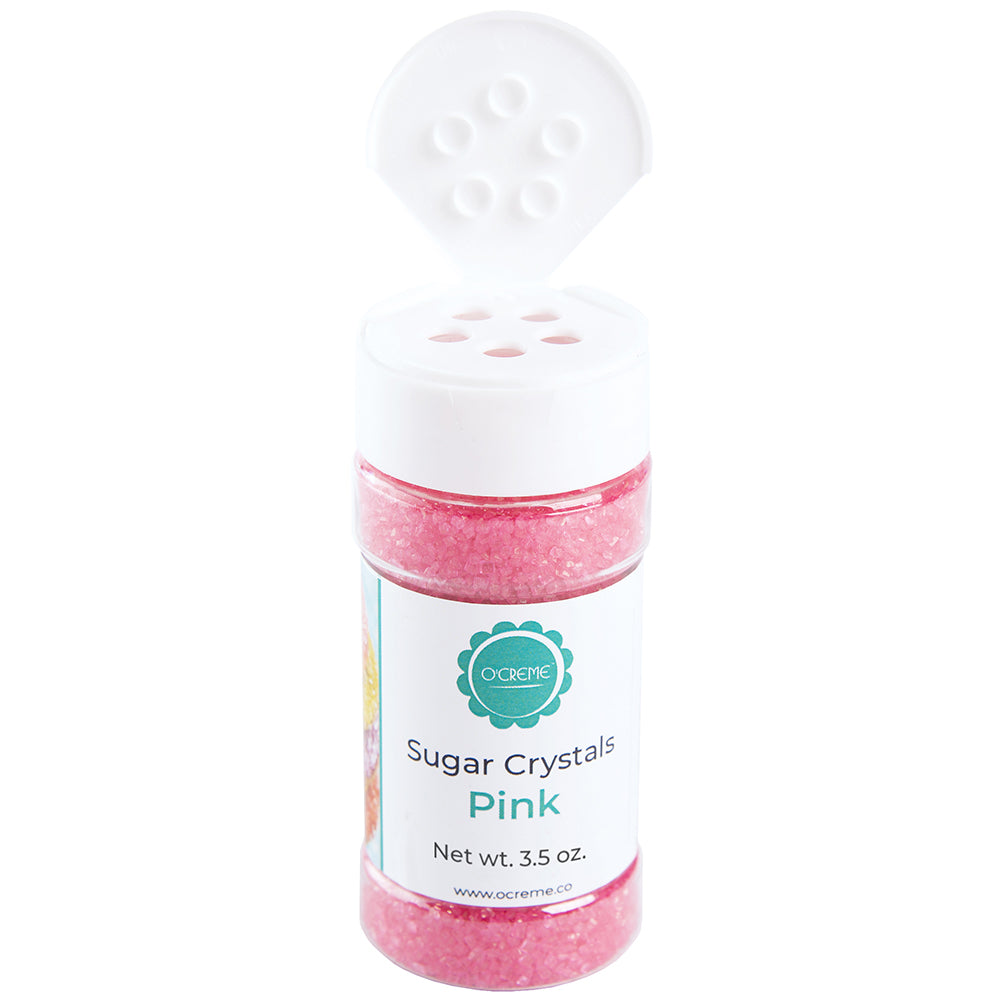 O'Creme Pink Sugar Crystals, 3.5 oz.