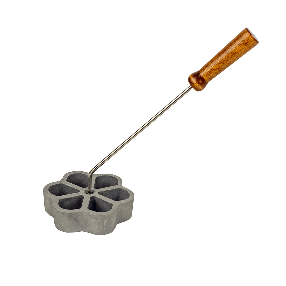 O'Creme Rosette-Iron Mold, Cast Aluminum