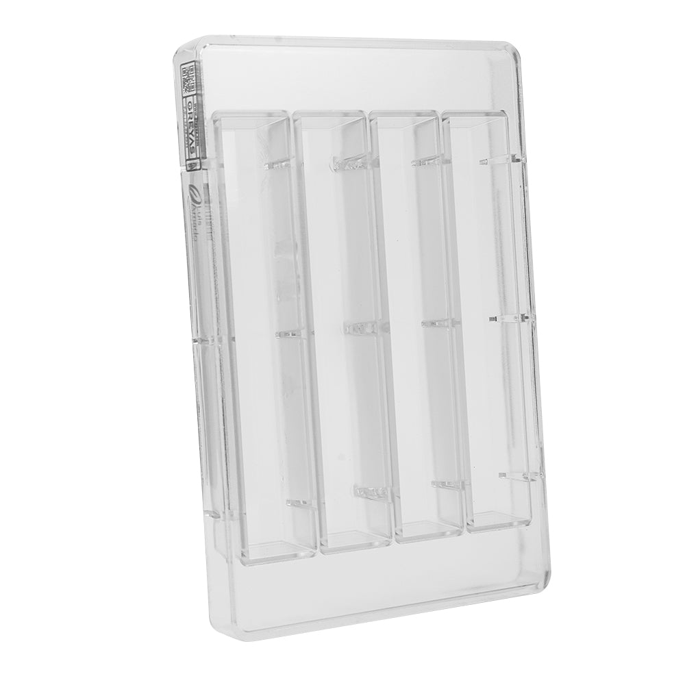Greyas Polycarbonate Chocolate Mold, Turron, 4 Cavities