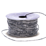 Variegated Metallic Cord 1 1/2 mm X 50 yd Black / Silver Color 1 / ROLL
