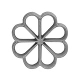 O'Creme Rosette-Iron Mold, Cast Aluminum Medium Flower