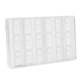 Greyas Polycarbonate Chocolate Mold, Santa Praline by Luis Amado, 18 Cavities