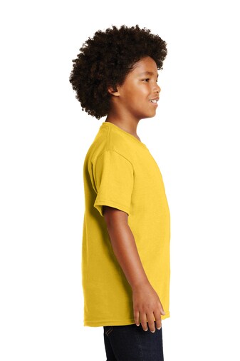 Gildan Youth Ultra Cotton Short Sleeve Crew Neck T-Shirt | Soft Heavyweight Cotton Kids Tee