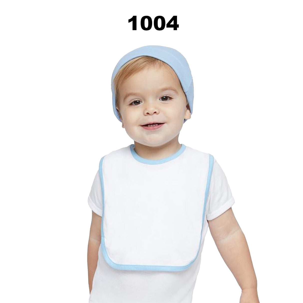 RADYAN® Infant Contrast Trim Premium Jersey Bib - 1004