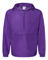 Champion® Hooded Packable Quarter-Zip Jacket