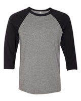 BELLA + CANVAS® Three-Quarter Crewneck Baseball T-Shirt