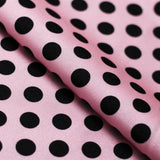 E-Z Dots Nylon Spandex Fabric - Large Polka Dots Print, 58/60" Width (1 Yard)