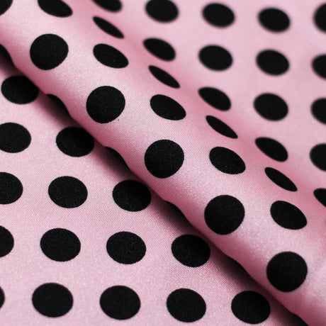 E-Z Dots Nylon Spandex Fabric - Large Polka Dots Print, 58/60" Width (1 Yard)