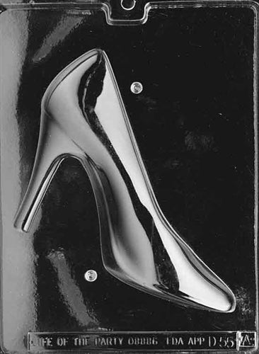 3D High Heel Shoe Chocolate Mold - Side A - LPD055A