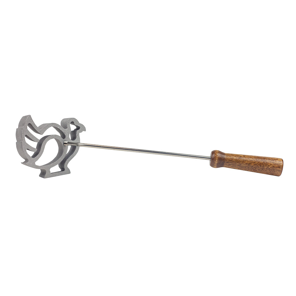 O'Creme Rosette-Iron Mold, Cast Aluminum Turkey