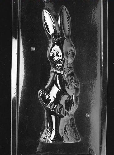 3D Jumbo Girl Bunny Chocolate Mold - Front - LPE302A
