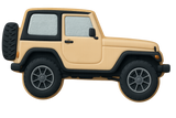 SUV Military Off-Road Vehicle Cookie Cutter 4.25 in B1534