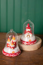 6" Dolomite/Glass Candle/Church Ornament