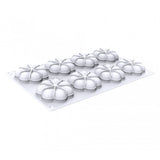 Silikomart KIT TARTE RING BLOSSOM 70, Ring and Mold Set