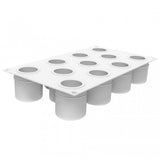 Silikomart CILINDRO 3D 100 Silicone Baking & Freezing Mold, 3.4 oz., 11 Cavities