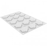 Silikomart FLORA 7 Silicone Baking & Freezing Mold, 0.2 oz., 15 Cavities