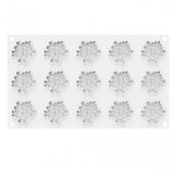 Silikomart FLORA 7 Silicone Baking & Freezing Mold, 0.2 oz., 15 Cavities