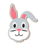 Bunny Rabbit Floppy Eared Cookie Cutter 4 in B1404