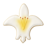 French Lily Flower Cookie Cutter 3.75 in B1332