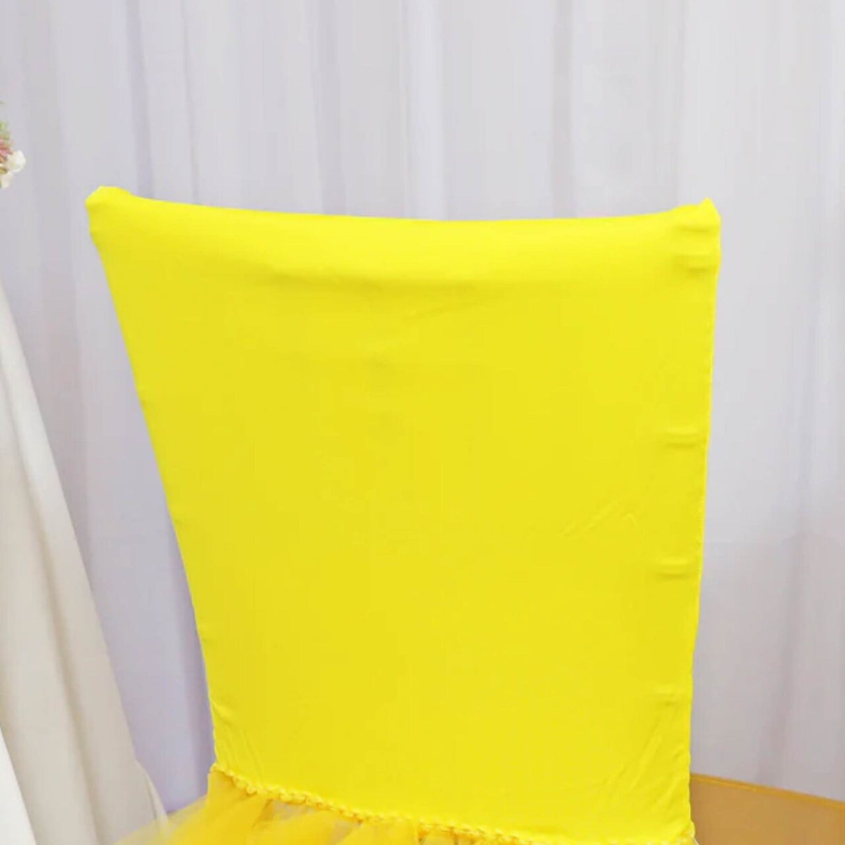 1 Piece Vibrant Apple Red Ballerina Stretch Spandex Chiavari Chair Cover Chic Event Accent