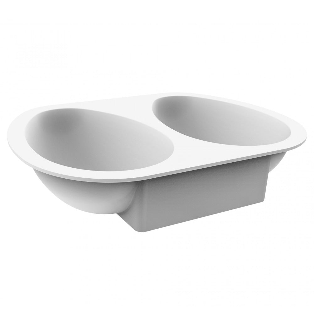 Silikomart HALF EGGS 385 Silicone Baking & Freezing Mold, 13.0 oz., 2 Cavities