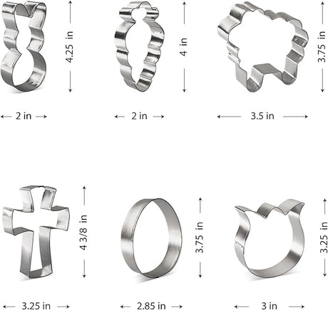 Easter Cookie Cutter 6 Pc Set HS0450